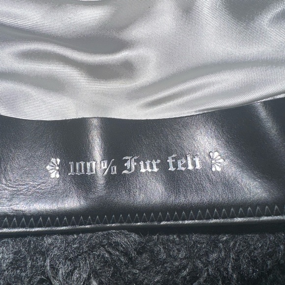 Selentino Sterling 100% fur felt fedora hat - Size 7 1/8 - Picture 6 of 15